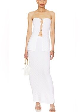 isaura maxi dress in green & silver Isaura Maxi Dress in Green & Silver by Camila Coehlo